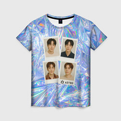 Футболка женская Astro четыре фото, цвет: 3D-принт