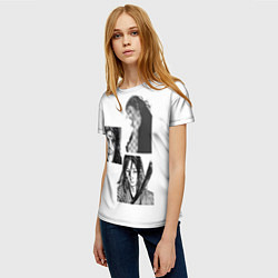 Футболка женская Миямото Мусаси, Vagabond, цвет: 3D-принт — фото 2