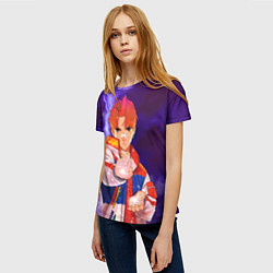 Футболка женская Дандадан - Джиджи, цвет: 3D-принт — фото 2