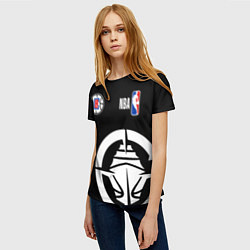 Футболка женская Клипперс - НБА команда, цвет: 3D-принт — фото 2