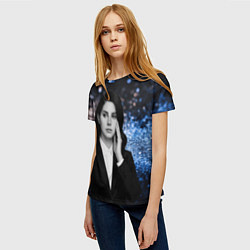 Футболка женская Lana Del Rey в костюме, цвет: 3D-принт — фото 2