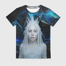 Футболка женская Леди Гага стиль снежной королевы, цвет: 3D-принт