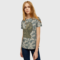 Футболка женская Честь выше высоты ВДВ, цвет: 3D-принт — фото 2