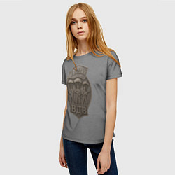 Футболка женская Гвардия ВДВ стиль медали, цвет: 3D-принт — фото 2