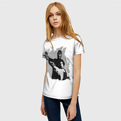 Футболка женская Леон рисунок, цвет: 3D-принт — фото 2
