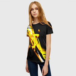 Футболка женская Doom геометрия из полос, цвет: 3D-принт — фото 2