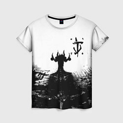 Футболка женская Doom демон марса, цвет: 3D-принт