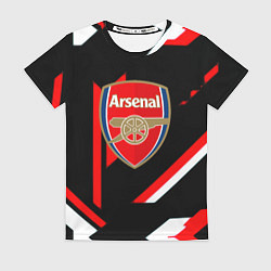 Футболка женская Arsenal geometry steel, цвет: 3D-принт