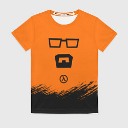 Футболка женская Халф лайф - фримен, цвет: 3D-принт