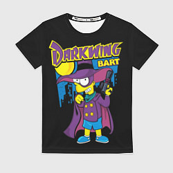 Футболка женская Darkwing Bart, цвет: 3D-принт