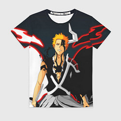Футболка женская Ичиго Куросаки Блич, цвет: 3D-принт