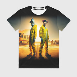 Футболка женская Хайзенберг и Бендер пустились во все тяжкие, цвет: 3D-принт