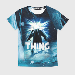 Женская футболка Нечто