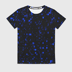Футболка женская Color blue khaki, цвет: 3D-принт