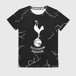 Футболка женская Тоттенхэм Хотспур молнии, цвет: 3D-принт