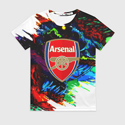 Футболка женская Arsenal monster, цвет: 3D-принт