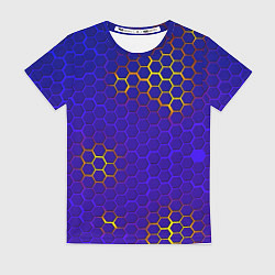 Футболка женская Оптическая броня железного человека, цвет: 3D-принт