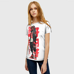 Футболка женская Bot raven, цвет: 3D-принт — фото 2