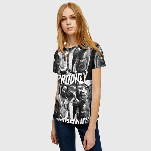 Женская футболка The Prodigy / 3D-принт – фото 3