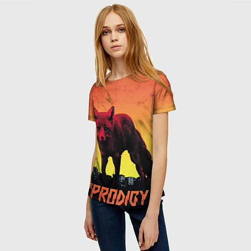 Женская футболка The Prodigy: Red Fox / 3D-принт – фото 3