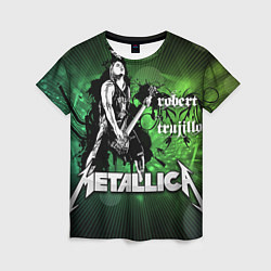 Футболка женская Metallica: Robert Trujillo, цвет: 3D-принт