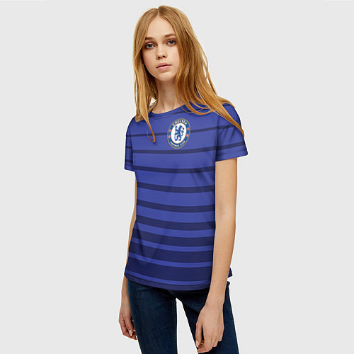 Женская футболка Chelsea: Drogba / 3D-принт – фото 3