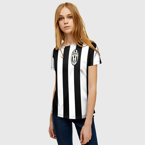 Женская футболка Juventus: Vidal / 3D-принт – фото 3