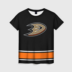 Женская футболка Anaheim Ducks Selanne