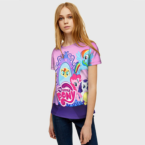 Женская футболка My Little Pony / 3D-принт – фото 3
