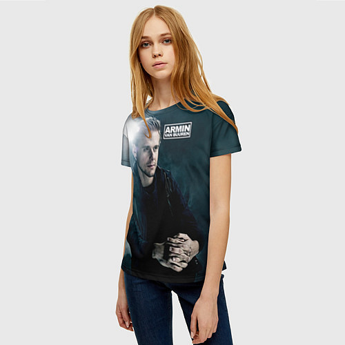 Женская футболка Armin Van Buuren / 3D-принт – фото 3