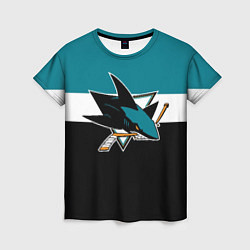 Футболка женская San Jose Sharks, цвет: 3D-принт