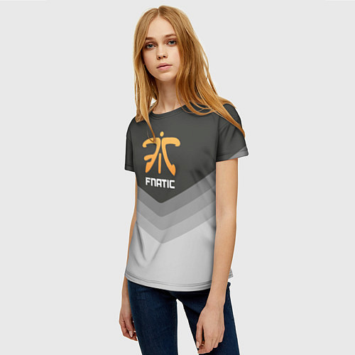 Женская футболка Fnatic Uniform / 3D-принт – фото 3