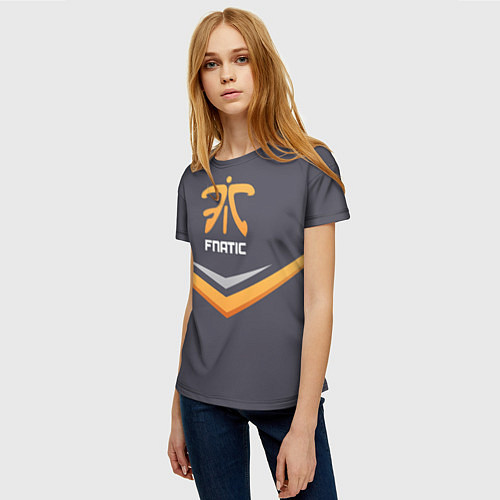 Женская футболка Fnatic Arrows / 3D-принт – фото 3