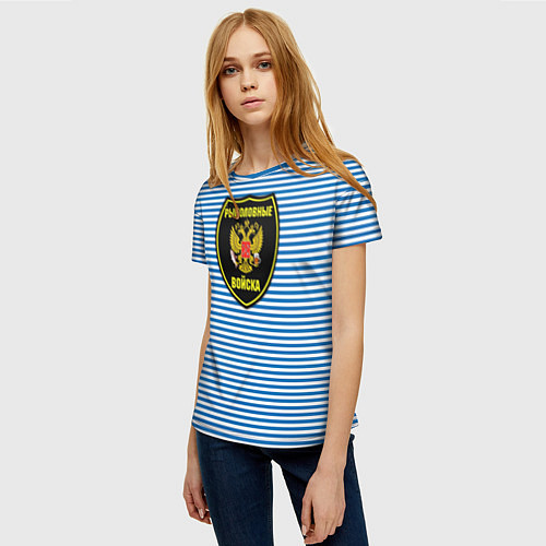 Женская футболка Рыболовные войска / 3D-принт – фото 3