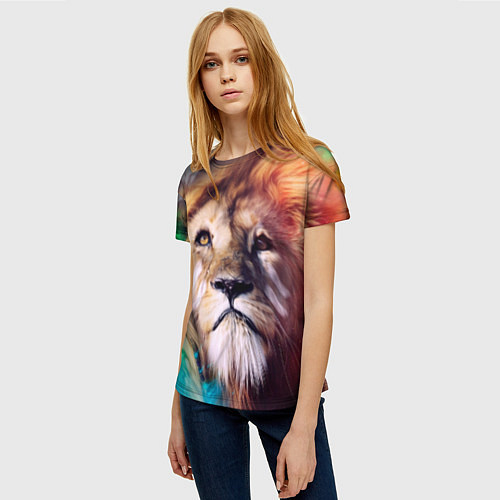 Женская футболка Lion King / 3D-принт – фото 3