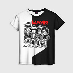 Футболка женская Ramones Boys, цвет: 3D-принт