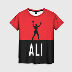 Футболка женская Ali Boxing, цвет: 3D-принт