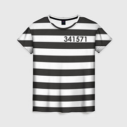 Женская футболка Заключенный