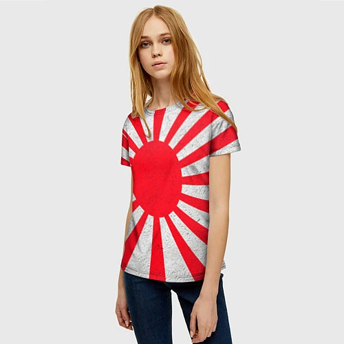 Женская футболка Япония / 3D-принт – фото 3