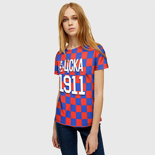 Женская футболка ЦСКА 1911 / 3D-принт – фото 3