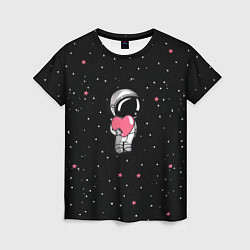 Женская футболка Космонавт 4