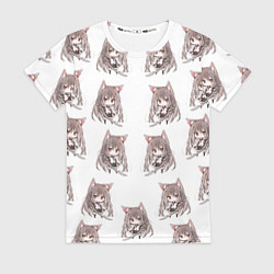 Футболка женская Лисичка аниме, цвет: 3D-принт