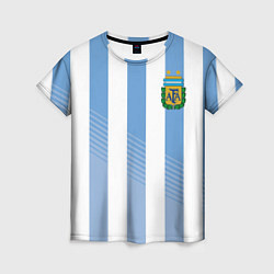 Футболка женская Сборная Аргентины: ЧМ-2018, цвет: 3D-принт