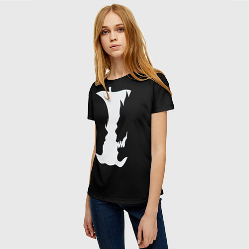 Женская футболка Тетрадь смерти 5 / 3D-принт – фото 3