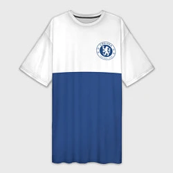 Женская длинная футболка Chelsea FC: Light Blue