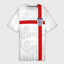 Женская длинная футболка Сборная Англии