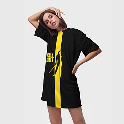 Футболка женская длинная Kill Bill, цвет: 3D-принт — фото 2