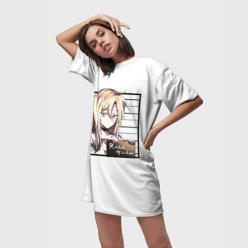 Женская длинная футболка Rachel Gardner / 3D-принт – фото 3