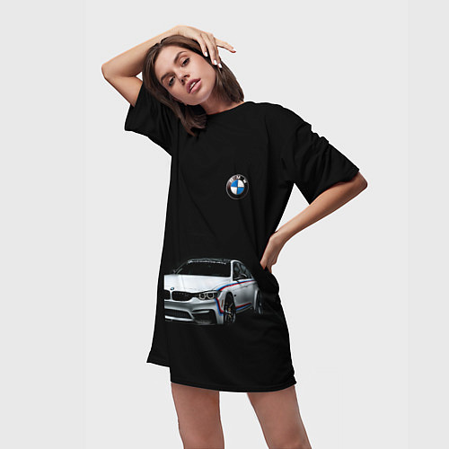 Женская длинная футболка M3 GTS / 3D-принт – фото 3