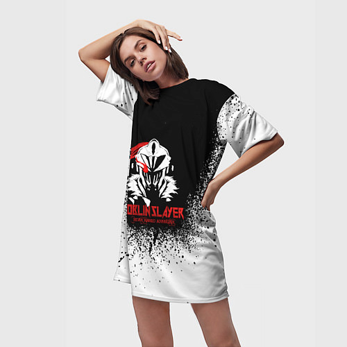 Женская длинная футболка Убийца Гоблинов / 3D-принт – фото 3